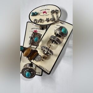 Idyllwind Silver and Turquoise Ring Collection